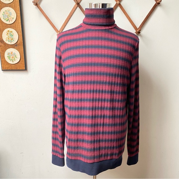 Paisley & Gray Striped Ribbed Turtleneck - Picture 1 of 12
